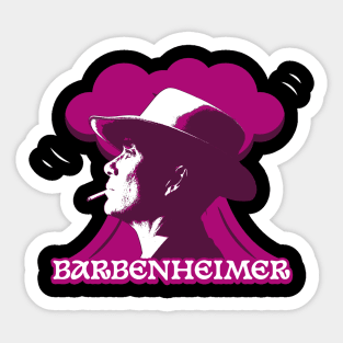 Berbenheimer - atom shillouette Sticker